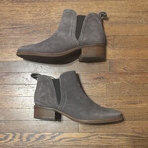 Lucky Brand Gray Ankle Booties